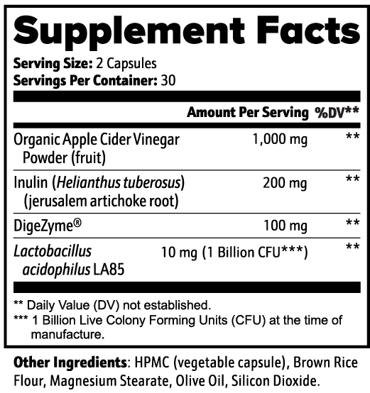 🍎 Mila Ṣafā – Apple Cider Vinegar + Probiotic Complex